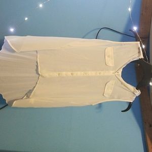 White Button-Up Blouse